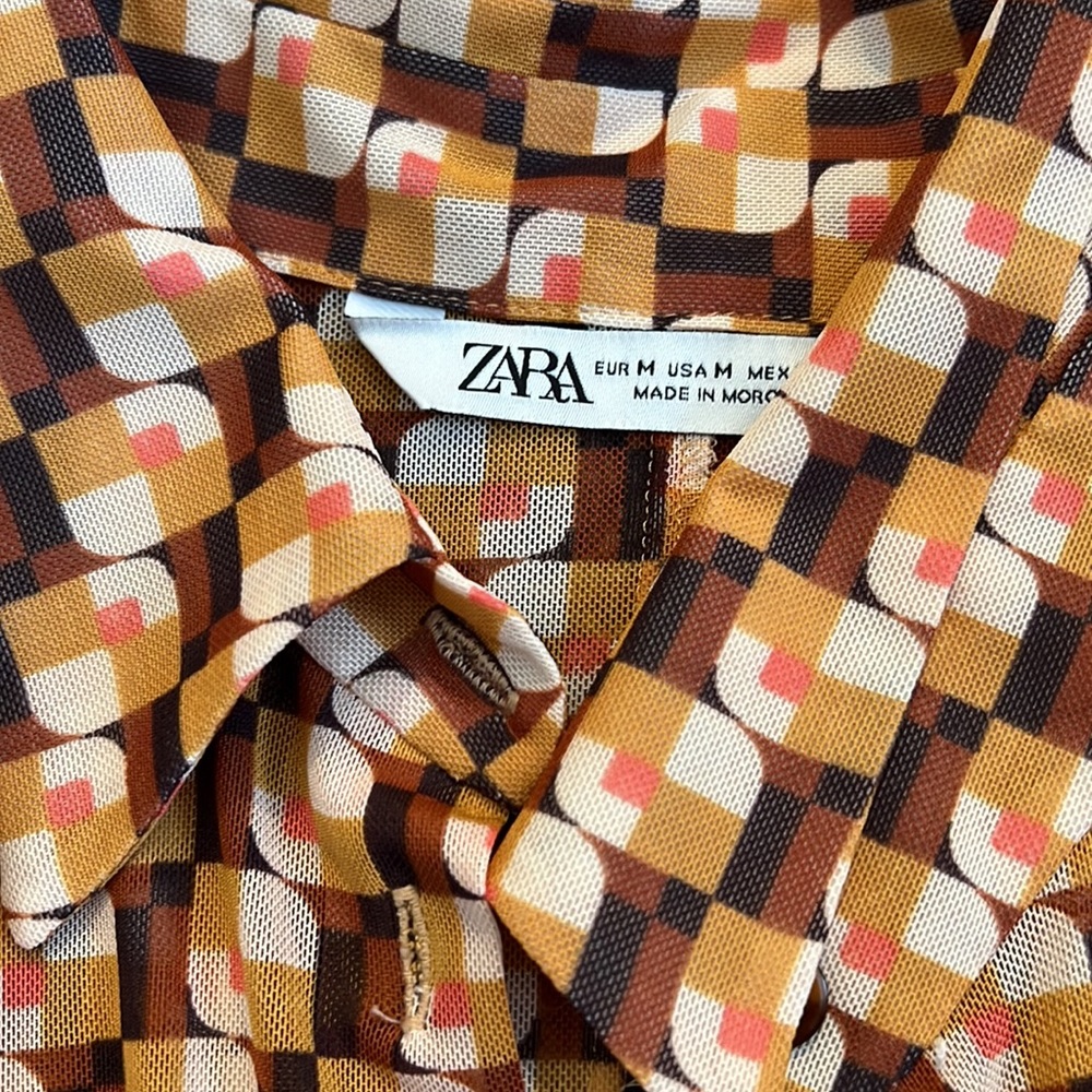 Funky Mesh Buttondown - Picture 2 of 3